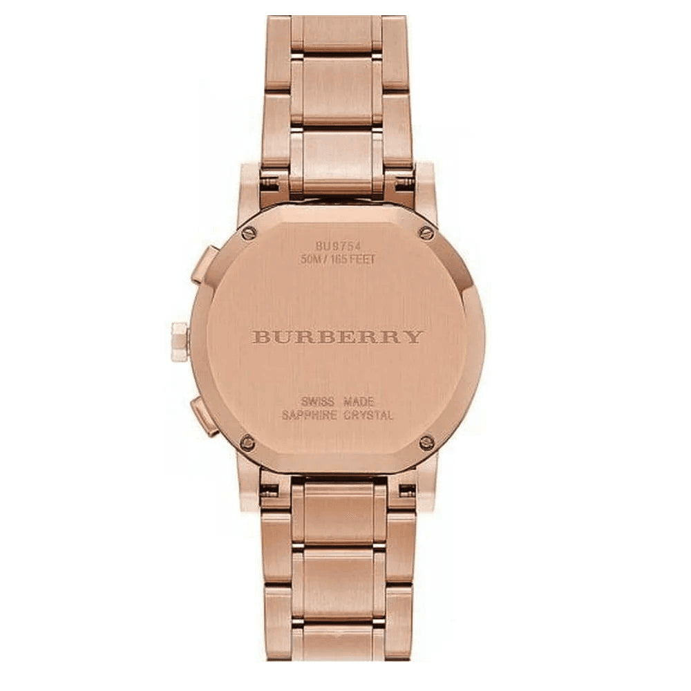 Burberry BU9754 The City Rose Gold-Tone Women's Watch