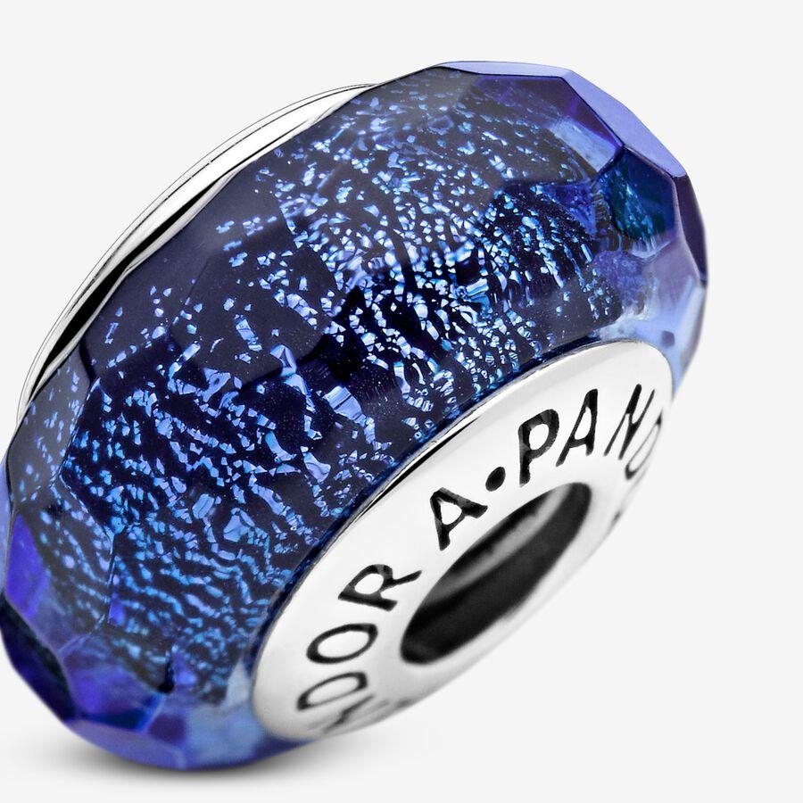 Pandora Faceted Blue Murano Glass Charm