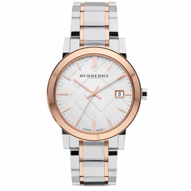 Burberry BU9006 Silver Dial Two-Tone Stainless Steel Unisex Watch