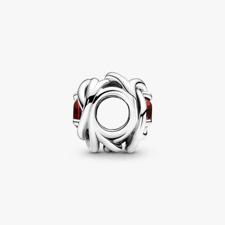 Pandora January Birthstone Eternity Circle Charm