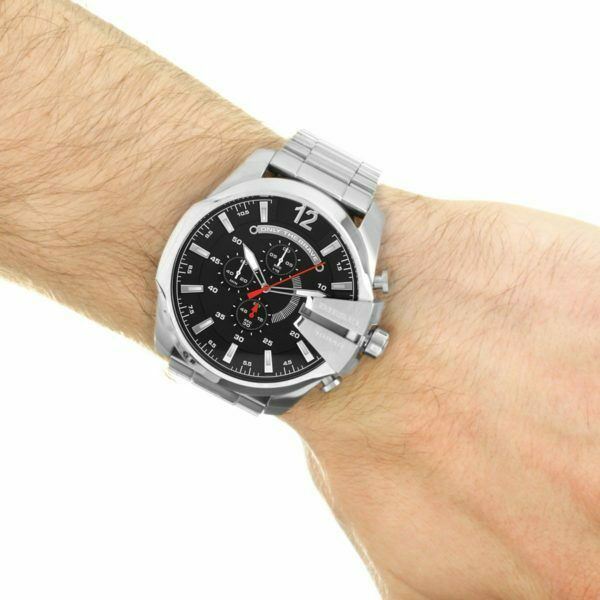 Diesel DZ4308 Chief Chronograph Black Dial Stainless Steel Men's Watch
