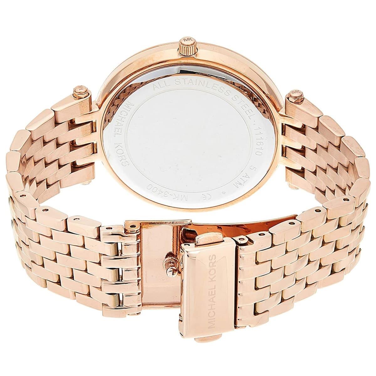 Michael Kors MK3399 Darcy Rose Dial Rose Gold-tone Ladies Watch