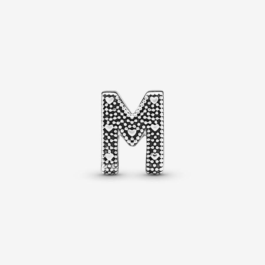 Pandora Letter M silver charm