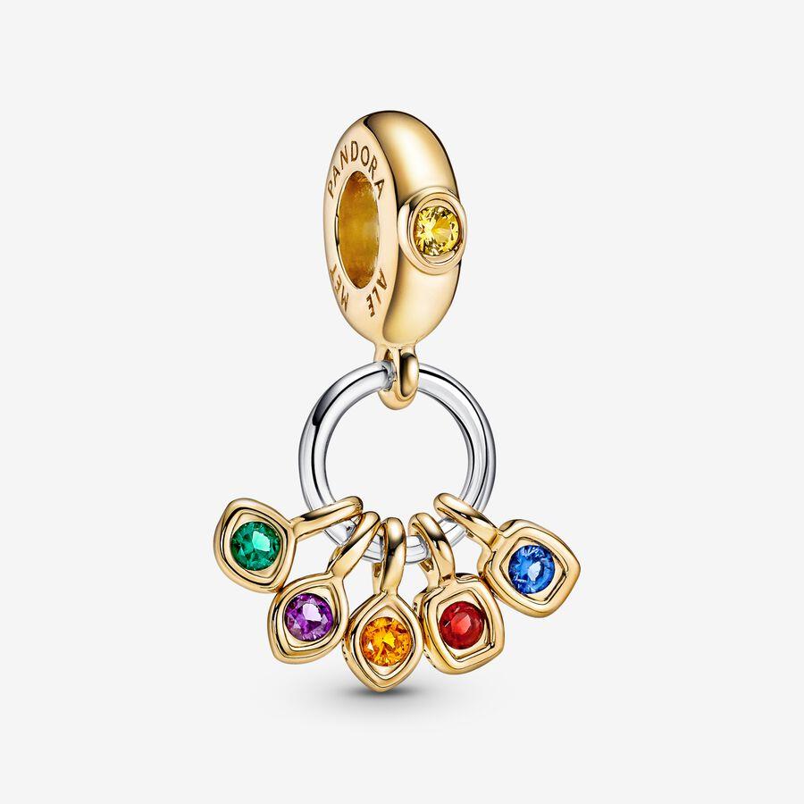 Pandora 760774C01 Marvel The Avengers Infinity Stones Dangle Charm