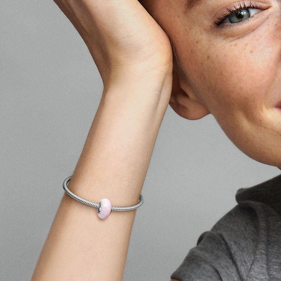Pandora Opalescent Pink Charm