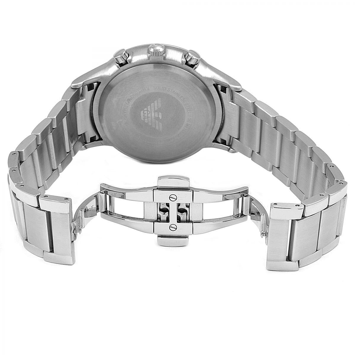 Emporio Armani AR2448 Silver Steel Chronograph Men's Watch