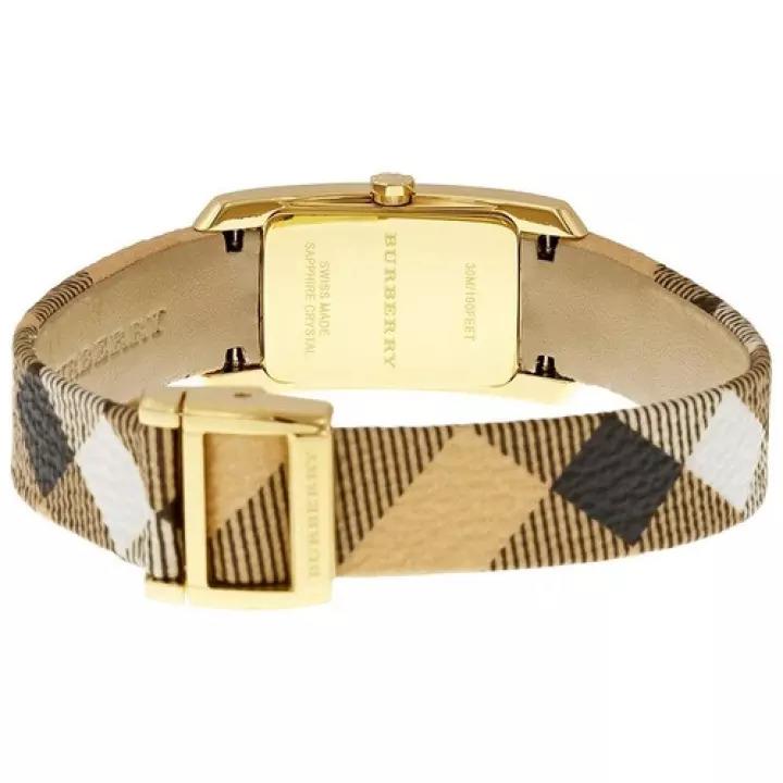 Burberry BU9509 Pioneer Gold Dial Gold Ion-plated Women's Watch