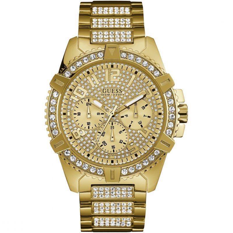 Guess W0799G2 Frontier Quartz Gold Dial Men's Watch