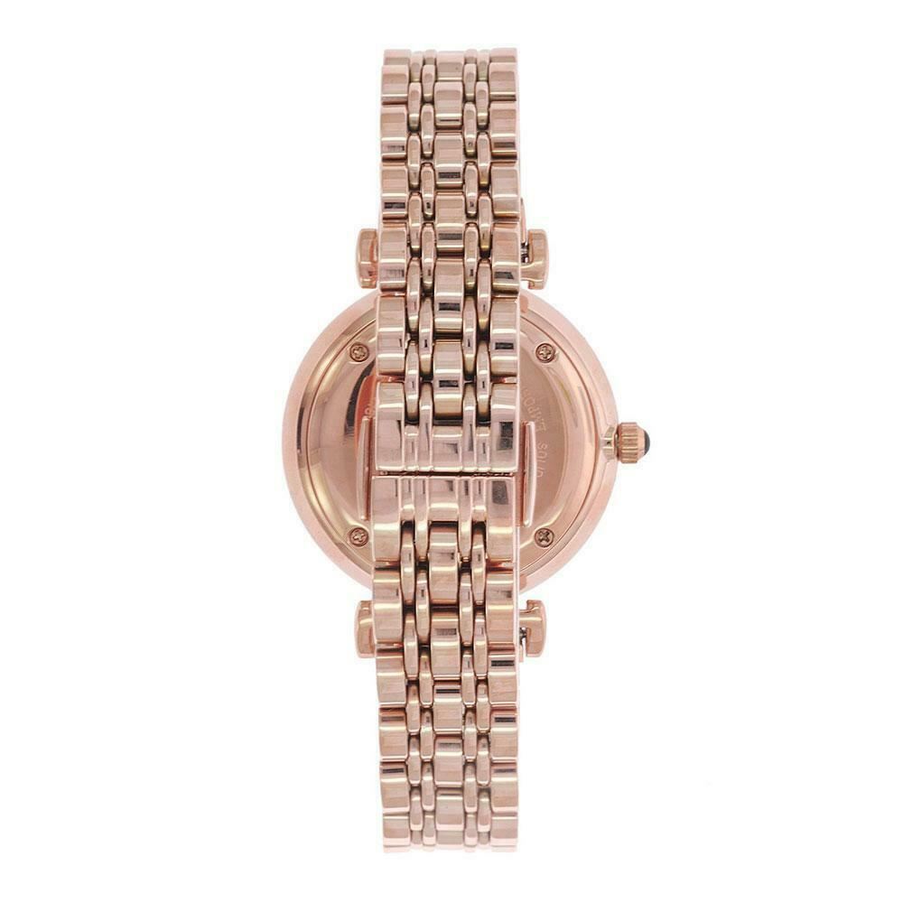 Emporio Armani AR11145 Gianni T-Bar Black Mother of Pearl Dial Ladies Watch