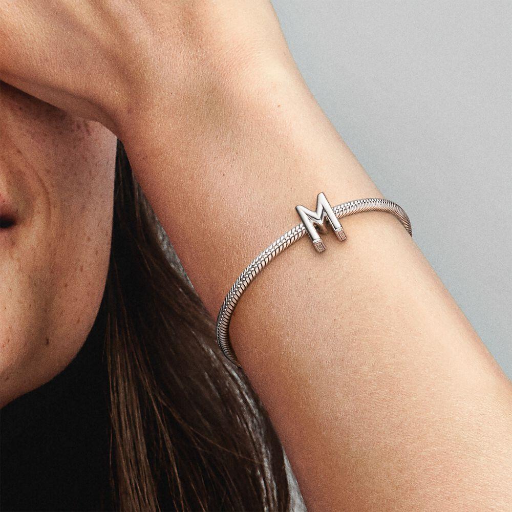 Pandora Letter M silver charm