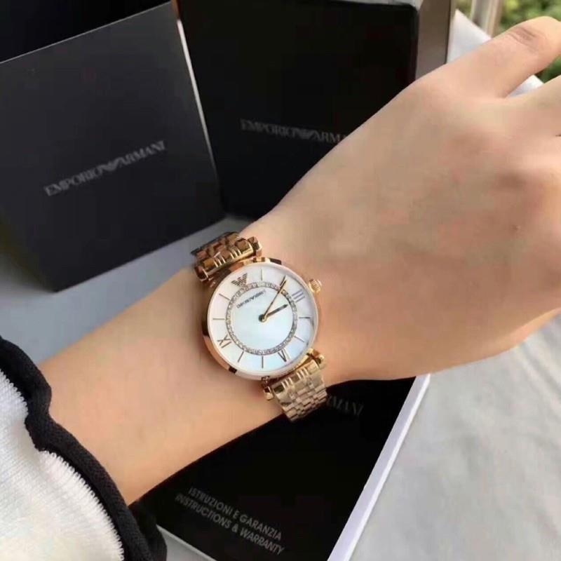 Emporio Armani AR1907 Gold-Tone Ladies Watch