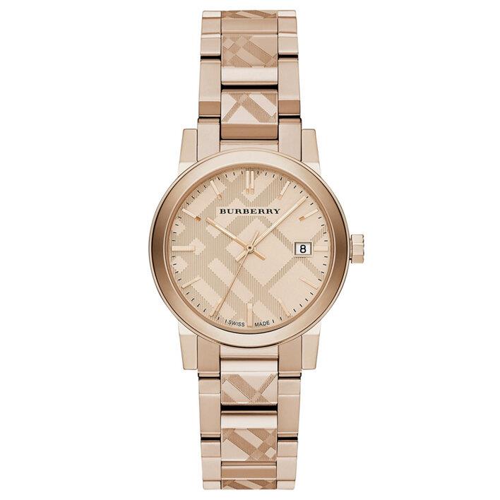 Burberry BU9146 The City Rose Gold Tone Women's Watch