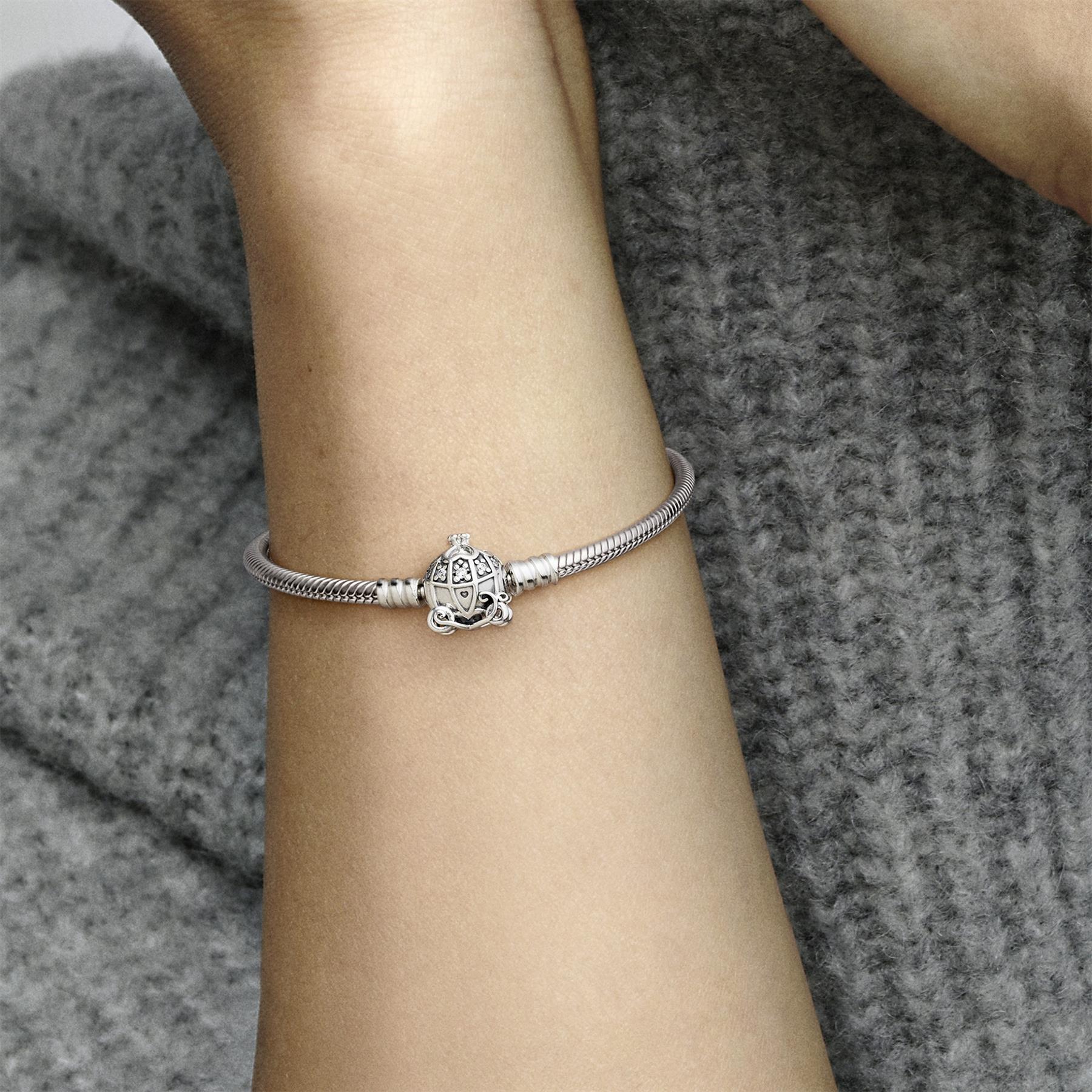 Pandora Disney Cinderella Pumpkin Coach Clasp Bracelet 18 cm