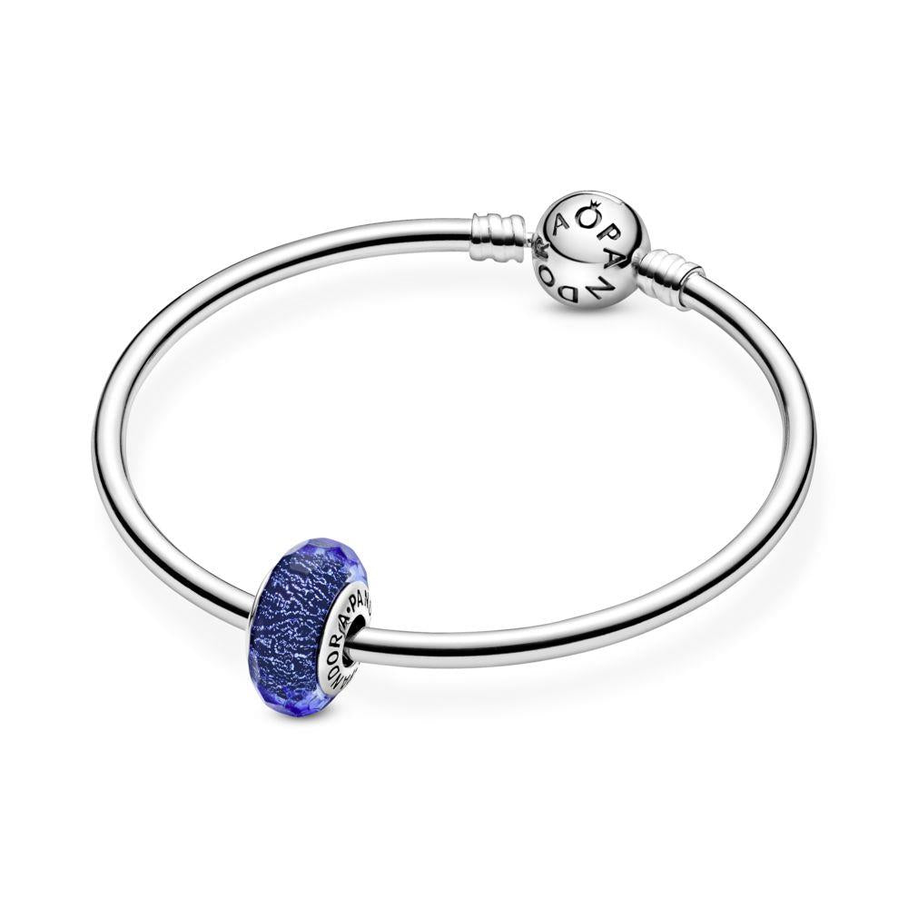 Pandora Faceted Blue Murano Glass Charm