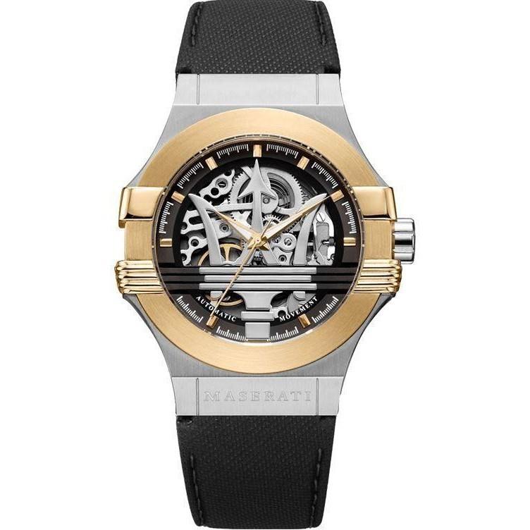 Maserati R8821108011 Potenza Automatic Skeleton Dial Men's Watch