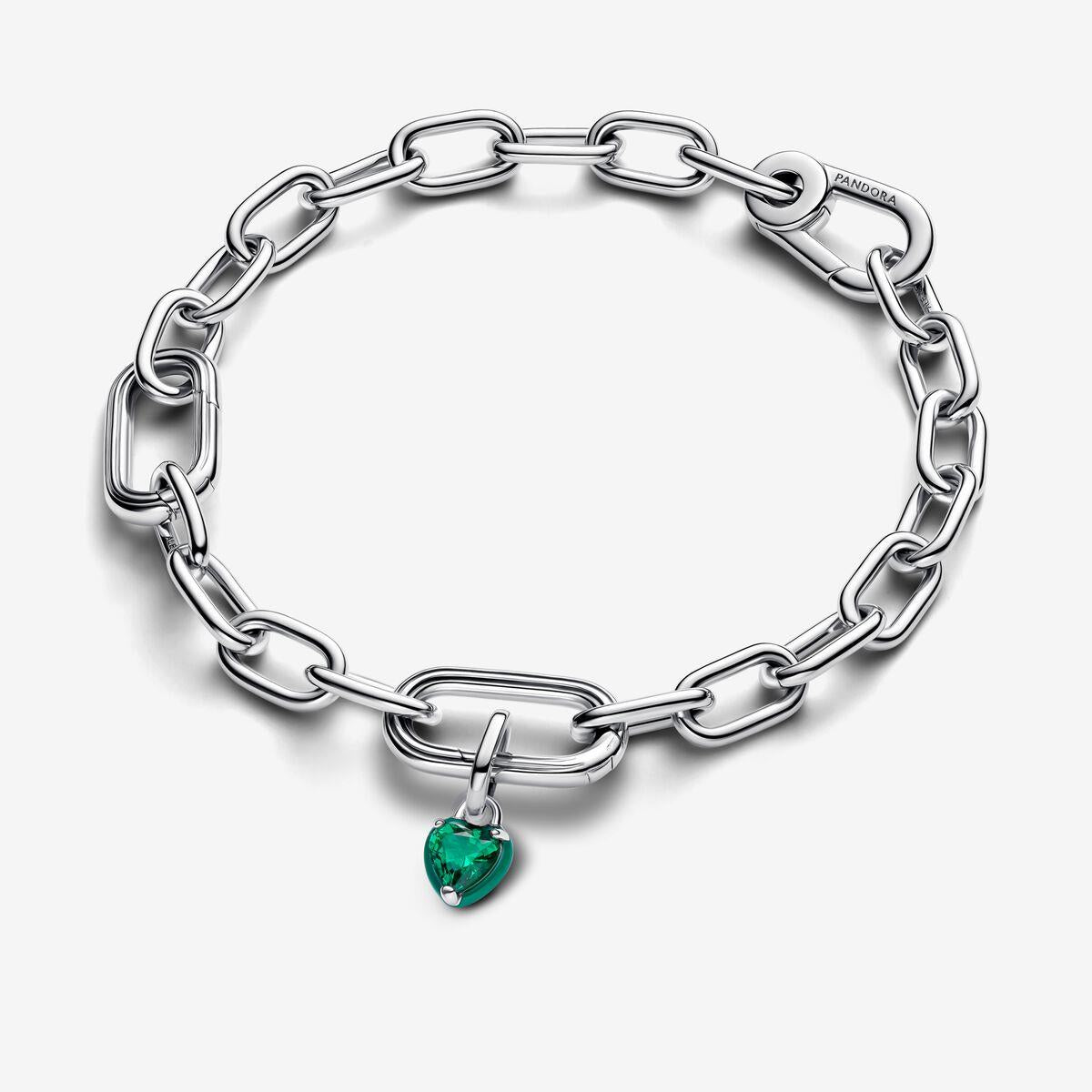Pandora ME Green Chakra Heart Mini Dangle Charm