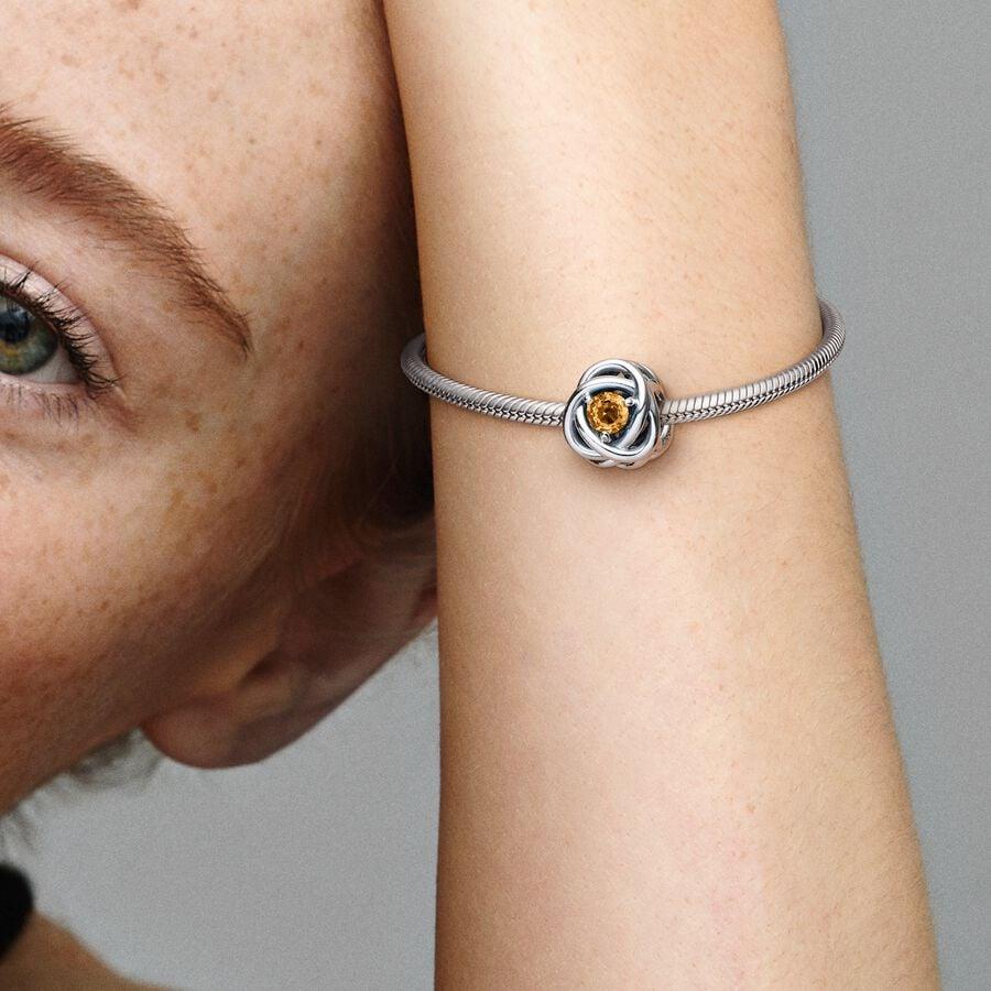 Pandora November Birthstone Eternity Circle Charm