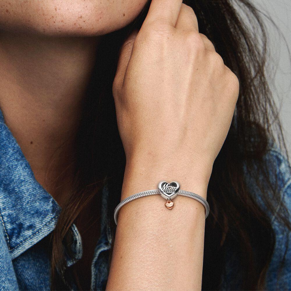 Pandora 789372C00 Thank You Mom Heart Charm