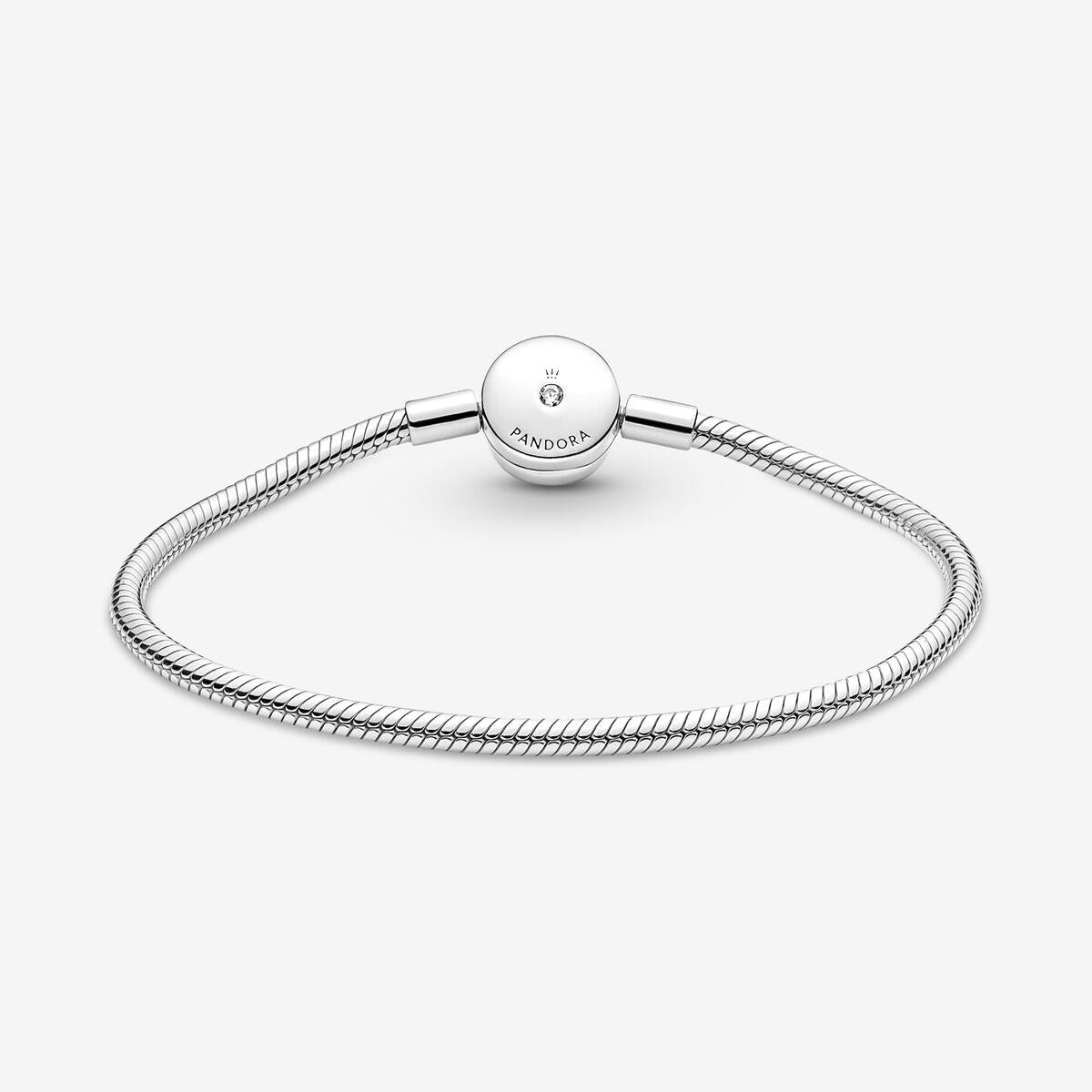 Pandora Moments Halo Snake Chain Bracelet 20 cm