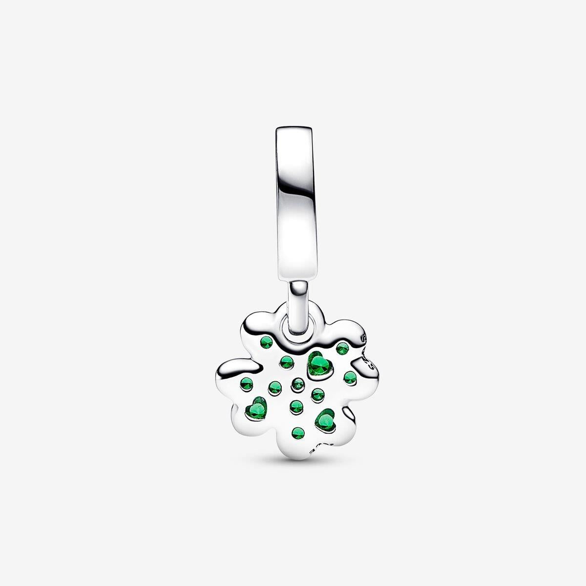Vierblättriges Kleeblatt Charm-Anhänger
