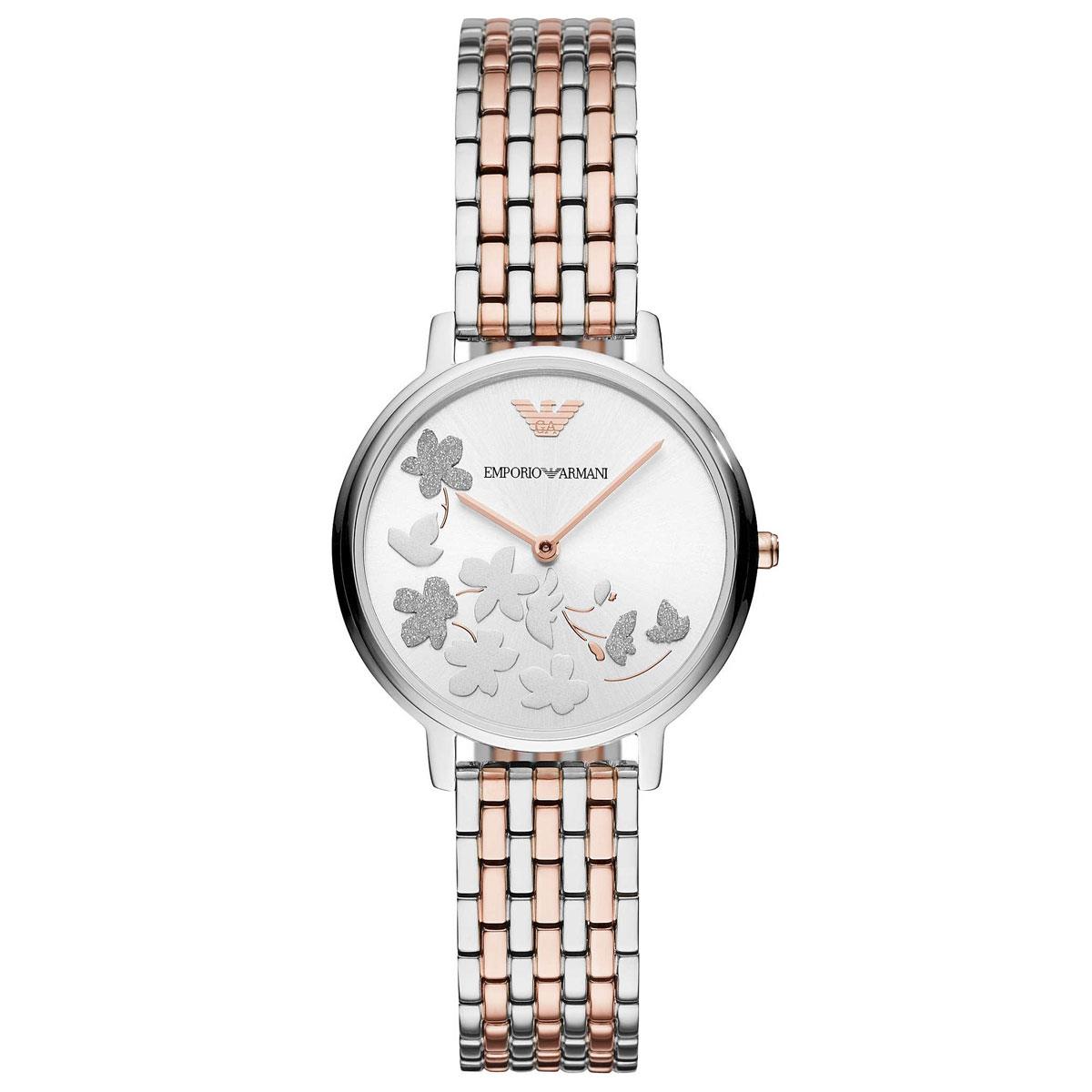 Emporio Armani AR11113 Two-Hand Two-Tone Stainless Steel Women's Watch
