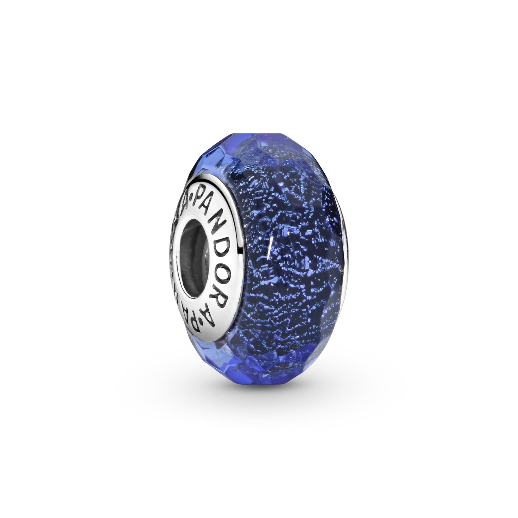 Pandora Faceted Blue Murano Glass Charm