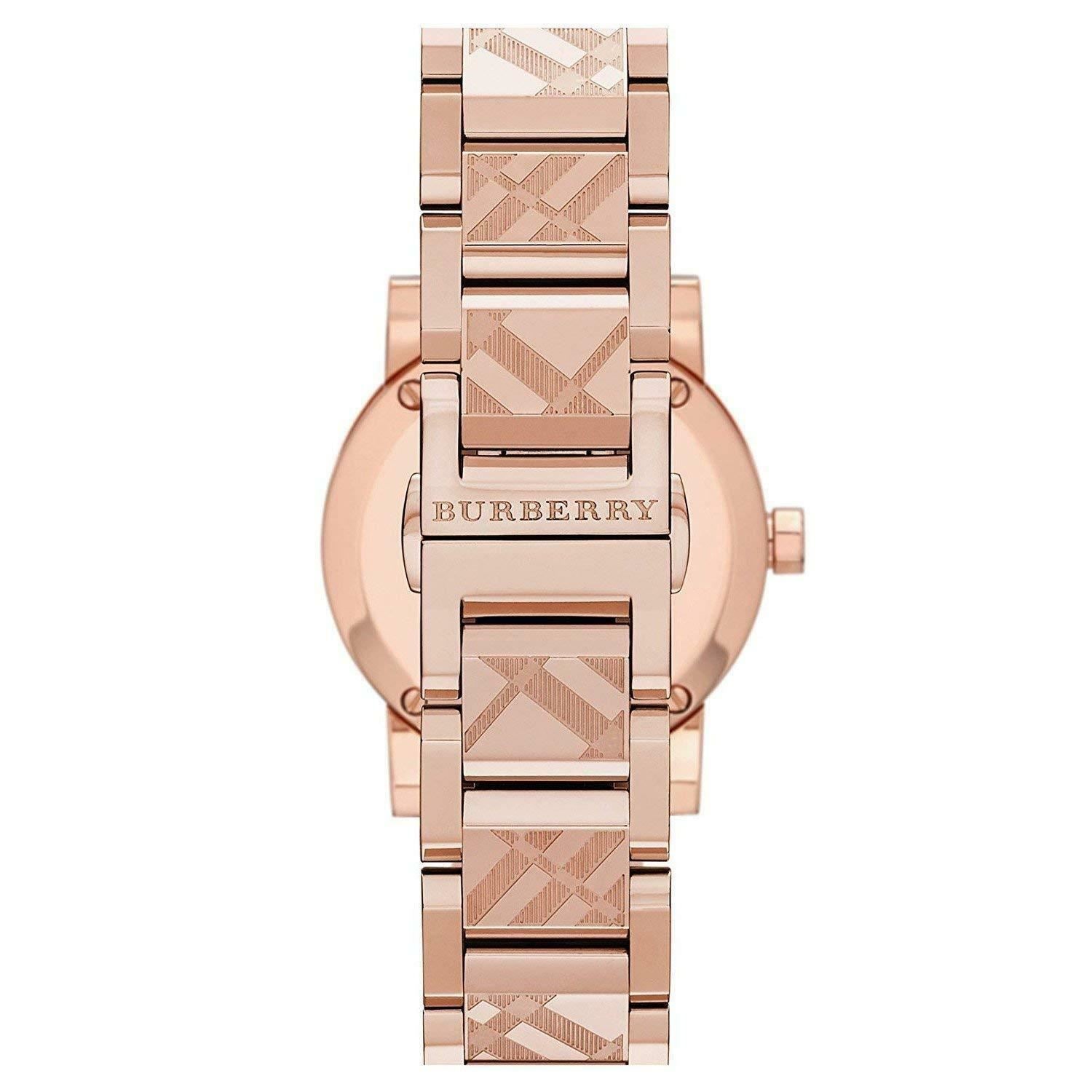 Burberry BU9235 The City Rose Gold Tone 26mm Case Ladies Watch