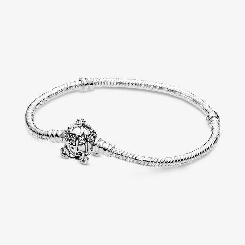 Pandora Disney Cinderella Pumpkin Coach Clasp Bracelet 18 cm