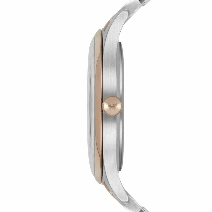 Emporio Armani AR11044 Lambda Silver Dial Men's Watch