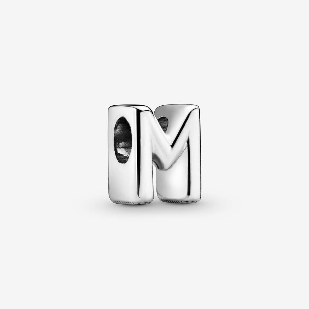 Pandora Letter M silver charm