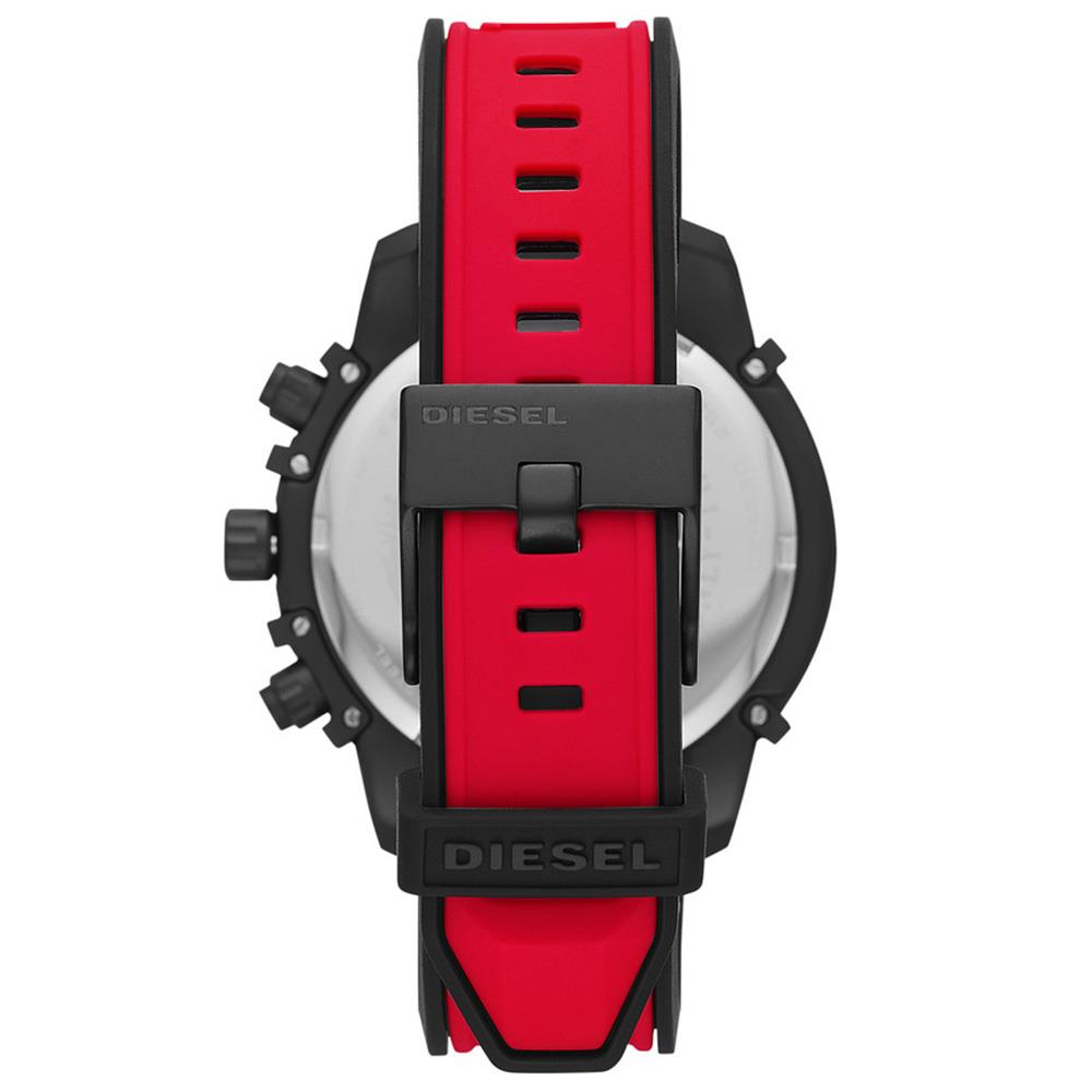 Diesel DZ4530 Griffed Chronograph Red Silicone Men's Watch