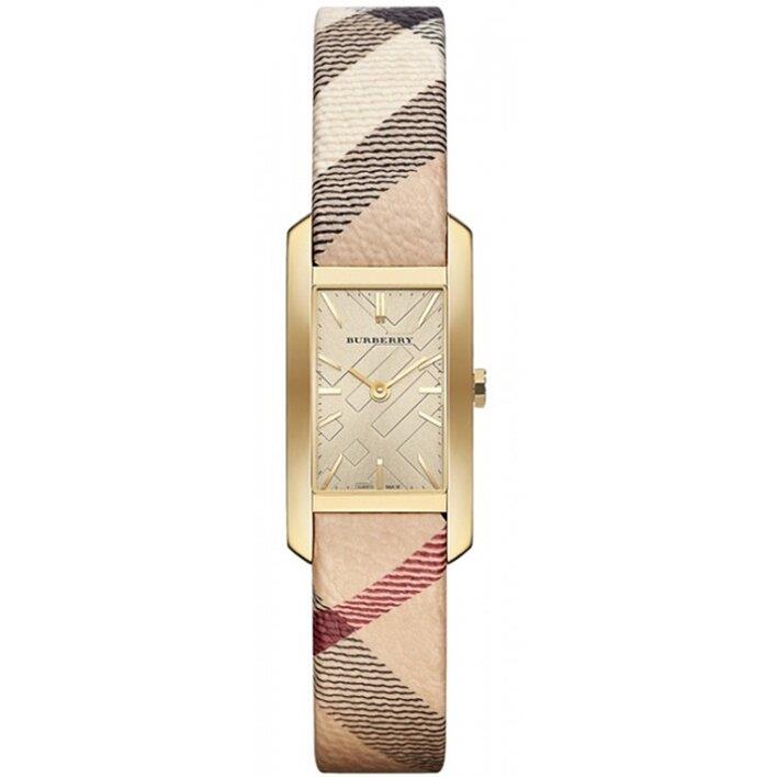 Burberry BU9509 Pioneer Gold Dial Gold Ion-plated Women's Watch
