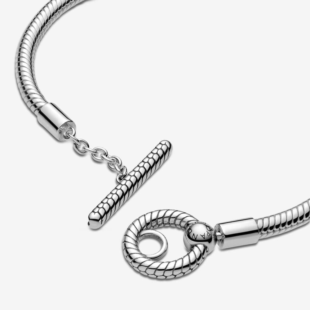 Pandora Moments T-Bar Snake Chain Bracelet 18 cm
