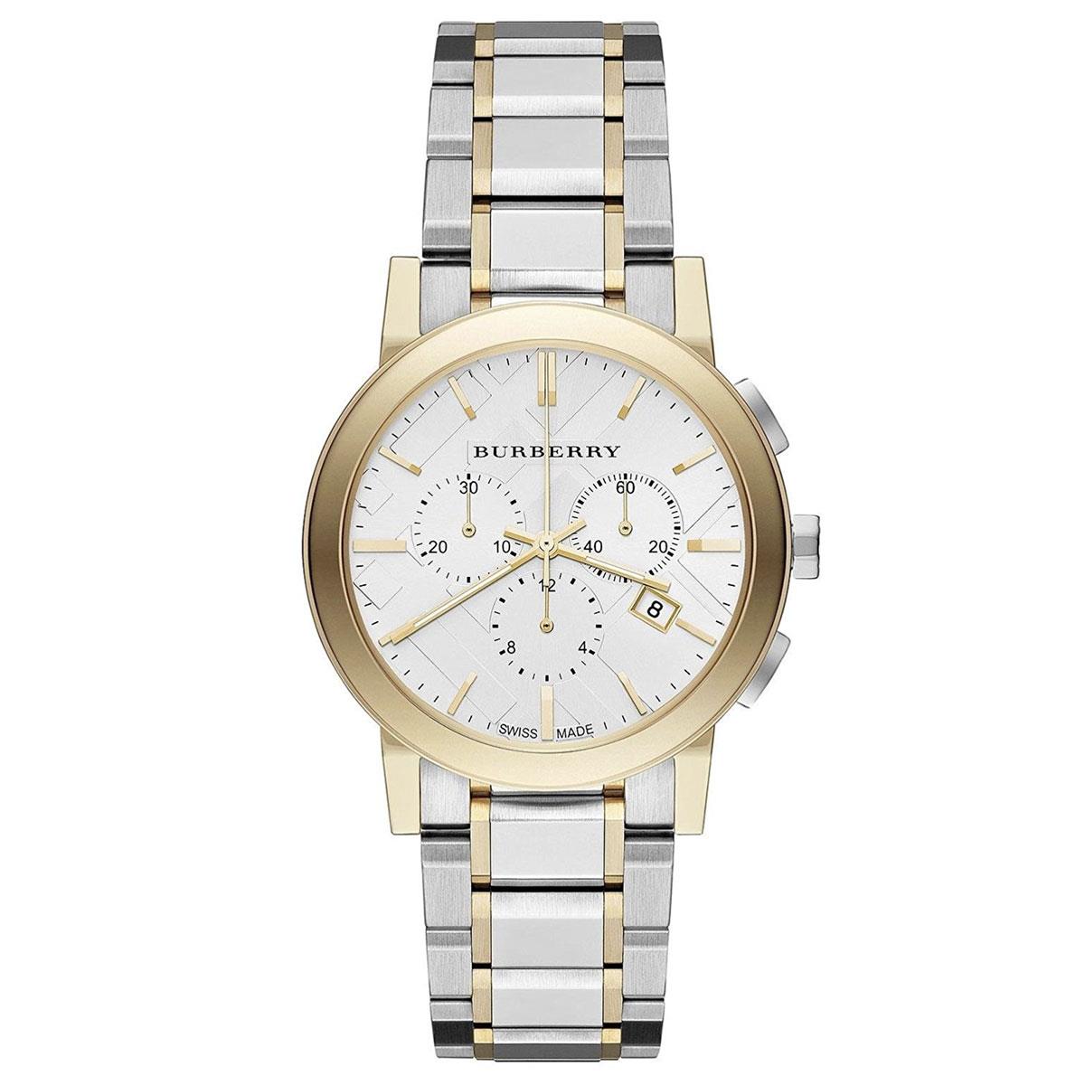 Burberry BU9751 The City Two-Tone Chronograph Ladies Watch