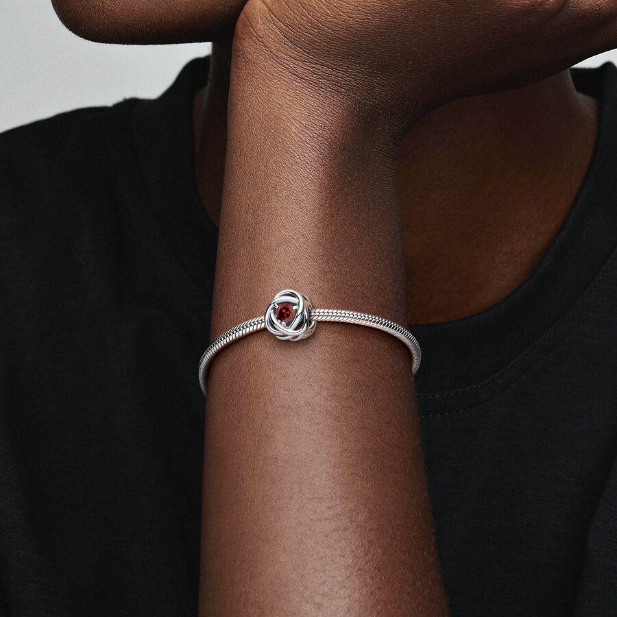 Pandora January Birthstone Eternity Circle Charm