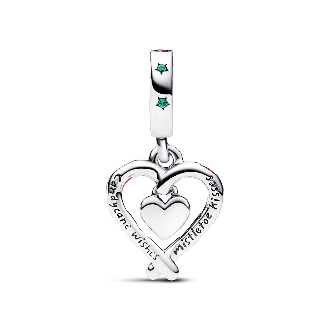 Pandora Candy Cane Sterling Silver Dangle Charm