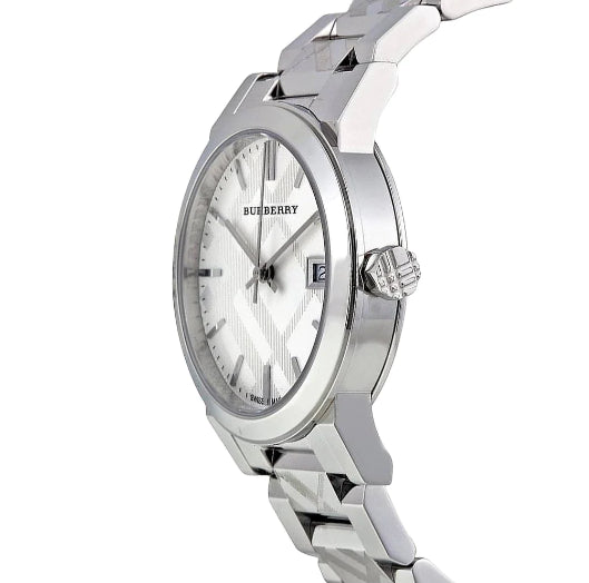 Burberry BU9750 City Chronograph Silver Dial Stainless Steel Women's Watch